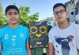 Walid e Yassine  sono i rappresentanti dei ragazzi dl parco di San Rocco